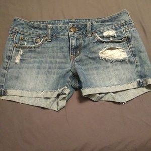 American Eagle ripped shorts